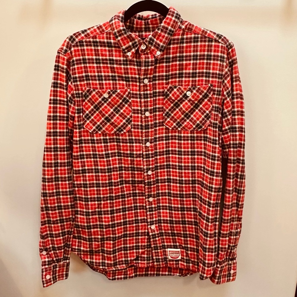 Diamond Supply Company Hardware Heavyweights Men’s Cotton Flannel Shirt Size M